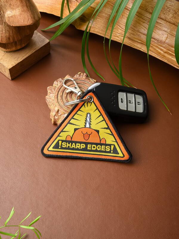 Chainsaw Devil Woven Keychain