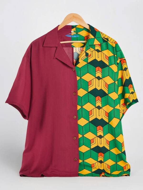 Water Pillar Hawaiian Shirt